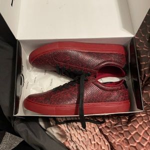 Red Guess Shoes.